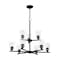 Nuvo Fixture, Chandelier, 9-Lght, Incandescent, 60W, 120V, A19, Medium Base, Width: 28.00 60/7289 - alternate 4
